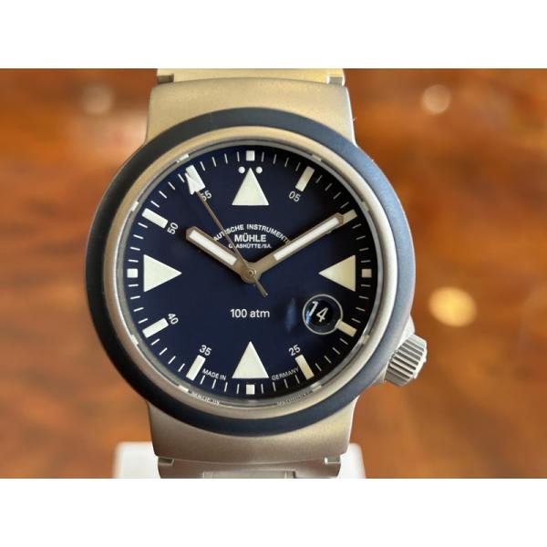 ミューレグラスヒュッテ 腕時計 S.A.R. Rescue-Timer Nautical Blue ...