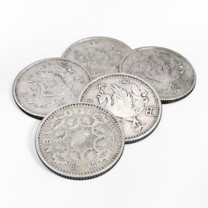 鳳凰100円銀貨 昭和33年 1958年 5枚セット