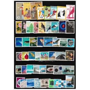 切手趣味週間 20円切手 全5種セット 昭和47年〜50年(1972〜1975