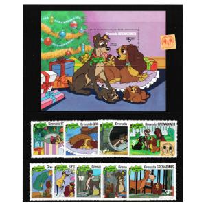 ディズニー切手 レドンダ 101ぴきワンちゃん切手 9種・小型シート