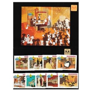 ディズニー切手 グレナダグレナディン諸島(イギリス領) クリスマス切手