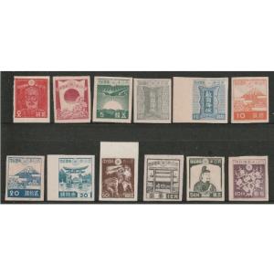 昔懐かしい 5円切手 46枚セット (普通・記念・年賀・2次国立公園