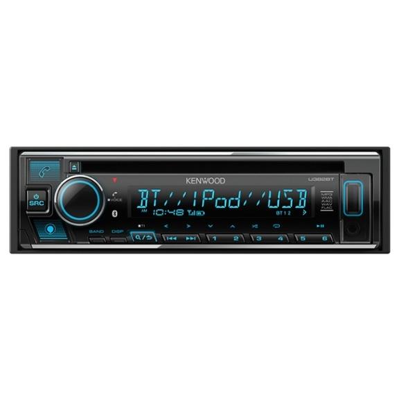 U382BT CD/USB/iPod/Bluetoothレシーバー MP3/WMA/AAC/WAV/...