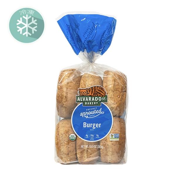 無添加冷凍パン・有機スプラウト・バーガーバンズ （6個）発芽小麦を使用（冷凍） 383g 　原産国ア...
