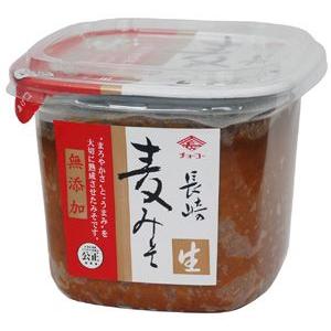 無添加麦みそ 本醸造長崎麦みそ５００ｇ　非加熱生味噌　ムソー