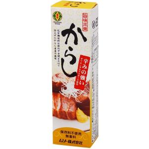 無添加旨味本来・からしチューブ入り ４０ｇ 　ワサビ・からし・生姜チューブ混載出来ます。 １０個までコンパクト便可　｜yuukiya0097