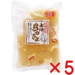無添加 宮崎県産 ピリ辛らっきょう １００ｇ×５個「 コンパクト便」 　国内産らっきょう