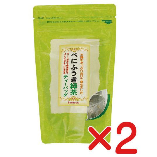無添加 べにふうき緑茶・ティーバッグ （２ｇ×２０）×２個 ( コンパクト便) 　国内産茶葉・静岡産