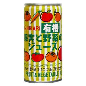 果実と野菜のジュース １９０ｇ   有機JAS（無添加・無農薬） オーガニックジュース
