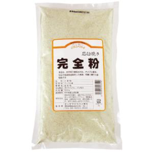国産全粒粉小麦粉無添加・無漂白 石臼挽き完全粉500gの商品画像