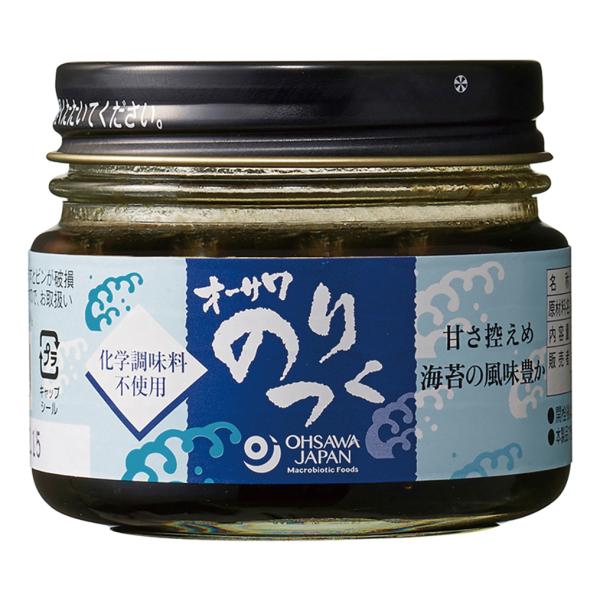 無添加のりの佃煮　オーサワのりつく １００ｇ「ビン」 伊勢志摩産青海苔使用  砂糖・動物性原料不使用