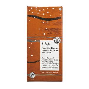 ViVANI オーガニック塩キャラメルチョコレート　８０g 　　有機JAS（無農薬・無添加）｜yuukiya0097