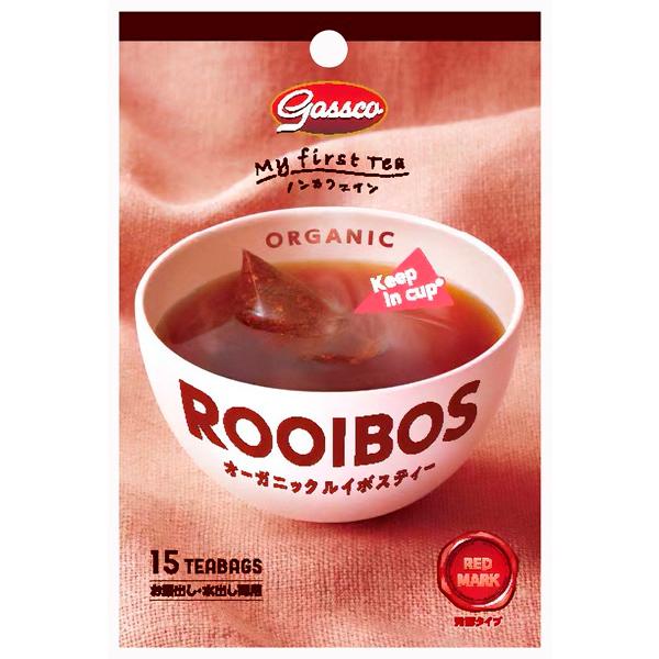 Gassco有機ルイボスティー 27g　(1.8g×15袋)　有機JAS/無農薬・無添加　有機発酵ル...