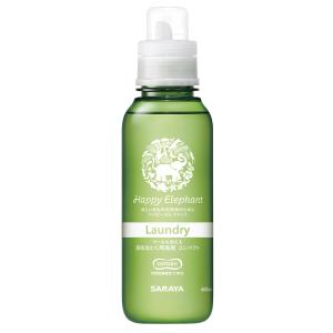 液体洗たく用洗剤 ハッピーエレファント ６００ｍｌ　石油系界面活性剤・合成香料・着色料不使用 「消費...
