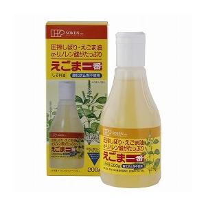 無添加 えごま一番「デラミボトル」 200g　酸化防止剤不使用　αーリノレン酸を５０％以上　創健社
