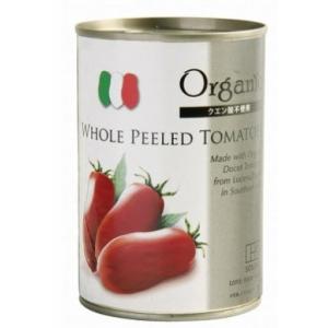 創健社】業務用有機ホールトマト缶 2.5kg (缶詰)(大容量)※凹みやラベル