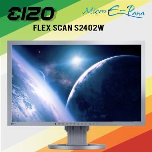 ナナオ製 EIZO FlexScan S2402W 24.1型カラー液晶モニター ホワイト ノングレア(反射防止) スピーカー搭載 訳あり品｜yuukou-store2