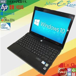 Windows 10済 中古A4ノート 13.3インチ 送料無料 HP ProBook 4310S Cel-1.80GHz 2GB 160GB HD 1366×768 Kingsoft Office 2016搭載 HDMI対応｜yuukou-store2