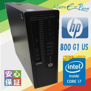 中古デスクトップ Windows 10 HP EliteDesk 800 G1 US Intel Core i7 4770S 4GB 128GB DVD-ROMドライブ Kingsoft Office 送料無料｜yuukou-store2