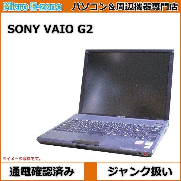 ジャンク品 通電確認済み SONY B5モバイル VAIO VGN-G2シリーズ Intel Cen...