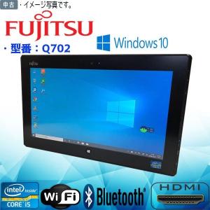 中古タブレット Windows10 1366x768 HD 富士通 FMVNQ8P Q702 Core i5 第三世代 1.80GHz 4GB SSD 64GB 11.6型ワイド カメラ Bluetooth Wifi テレワーク最適｜yuukou3