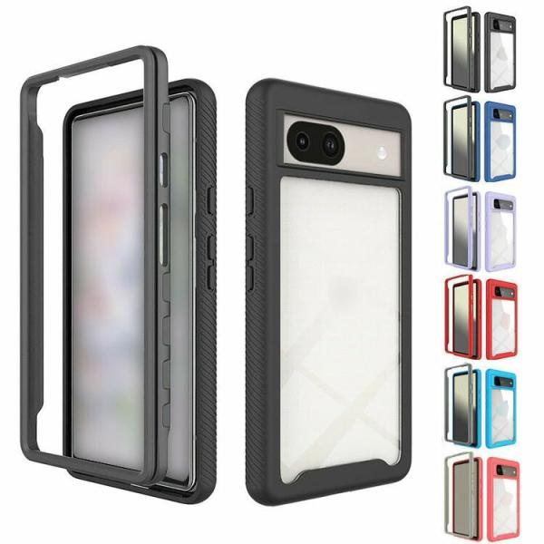Pixel8a ケース カバー カメラ保護あり クリア ベゼル保護 両面 前後保護 角 保護 コーナ...