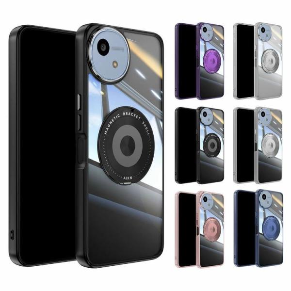 AQUOS wish4 ケース  クリア スリム シンプル 耐衝撃 背面透明 TPU  一体型スマホ...