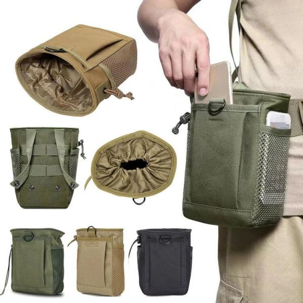 ウエストポーチ 縦仕様 ベルトにつける ベルトポーチ スマホ2台収納 ベルトホルスター ウエストポー...