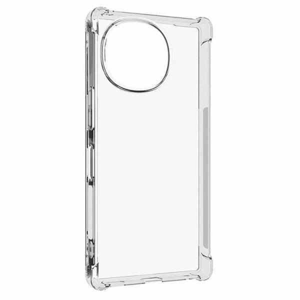 AQUOS R10 クリアケース 耐衝撃 カバー シンプル クリア 透明 角 保護 コーナーバンパー...