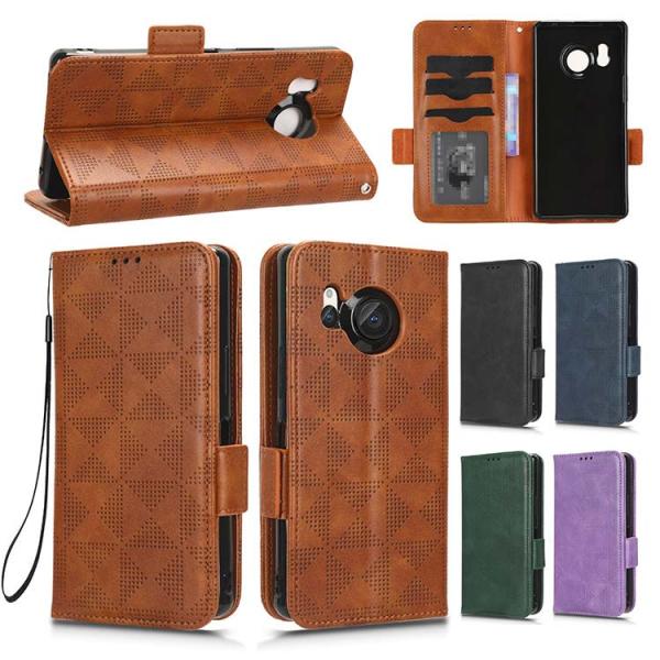 SHARP AQUOS R8 ケース AQUOS R8 Pro 手帳型 カバー PUレザー 手帳型レ...