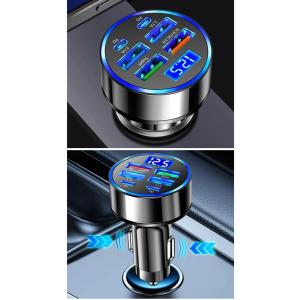 1 シガーソケット 急速充電器 4USB PD...の詳細画像3