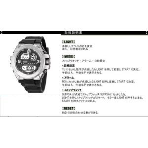 スポーツ腕時計 腕時計 時計 デジタル式 LE...の詳細画像4