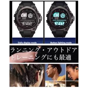 スポーツ腕時計 腕時計 時計 デジタル式 LE...の詳細画像5