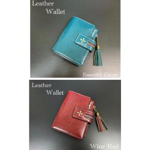 2 財布 二つ折り財布 レザー 革　高品質　札入れ