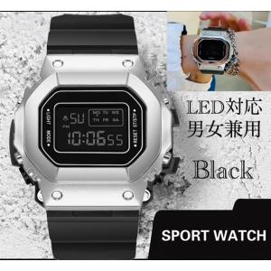 3 スポーツ腕時計　腕時計　時計　デジタル式 LED デジタル腕時計　デジタル 自転車　スポーツ アウトドア キャンプ　ランニング アウトドア LEDライト｜ゆうマート