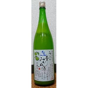 無添加　生青みかん酒の素 1800ml 本家松浦酒造 3倍希釈タイプ 徳島県