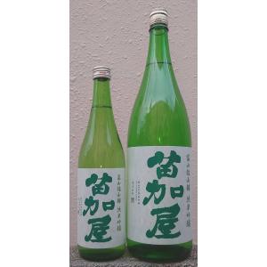 苗加屋 のうかや 富山雄山錦 純米吟醸 720ml 若鶴酒造 富山県