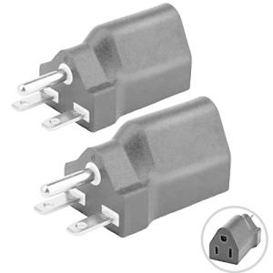 200Vコンセント変換アダプター100V/200V変換アダプタ電源変換電源ブラック2点セット