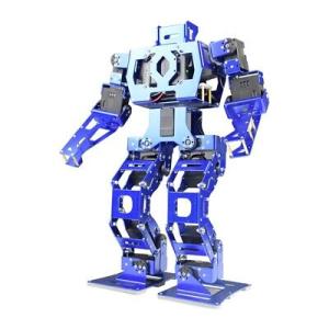 メタル15 DoFバイプドロボットとサーボヒューマノイドロボットがプログラムのための戦闘ロボットを備...