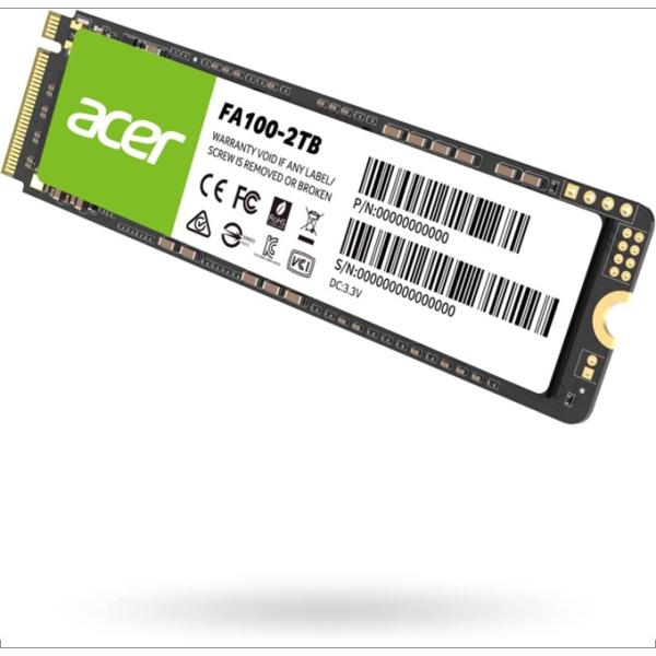 Acer FA100 2TB SSD - M.2 2280 Pcie Gen3 X 4 Nvme I...
