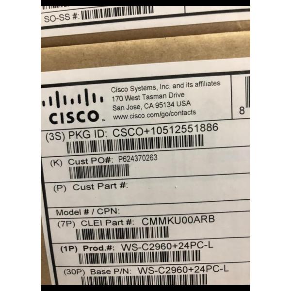 Switch cisco 2960 poe WS-C2960+24PC-L 24 PORTS WSC...