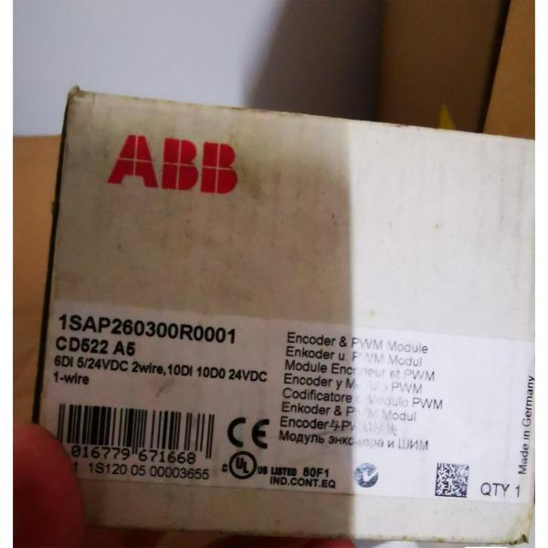 CD522 1SAP260300R0001 ABB 6DI 5/24VDC 2WIRE 10DI 1...