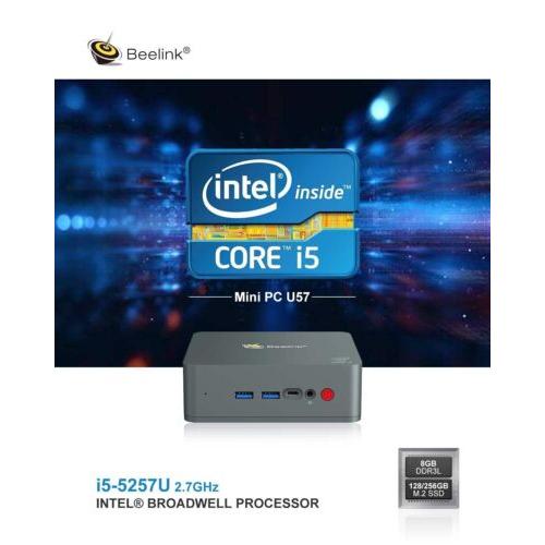 Mini PC Beelink U57 Intel Core i5 (2.7 GHz) 8GB RA...