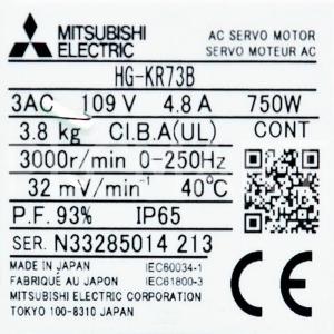 （new/other）三菱HG-KR73B 750W ACサーボモーター無料Intl '