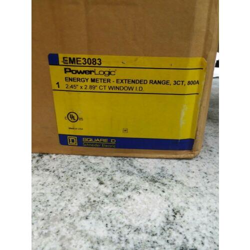 スクエアD EME3083エネルギーメーターext範囲800A、2.4x2.89 CTウィンドウID...