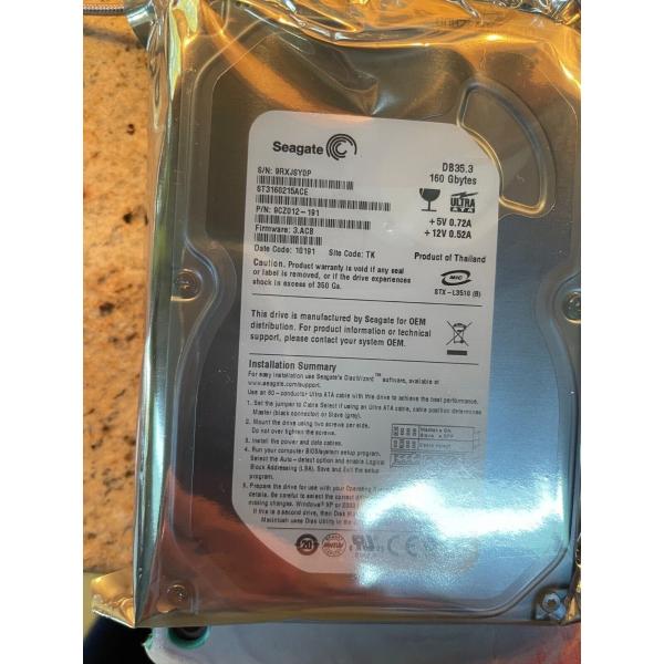 Seagate 160GB ST3160215ACE 7200RPM IDE PATA ATA-10...