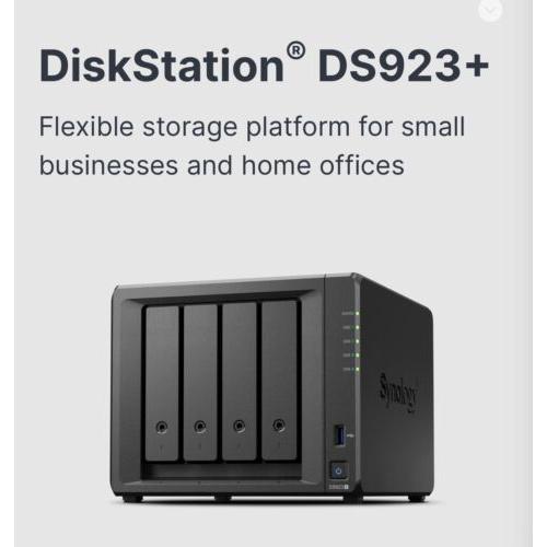 Synology DiskStation DS923+ SAN/NAS Storage System