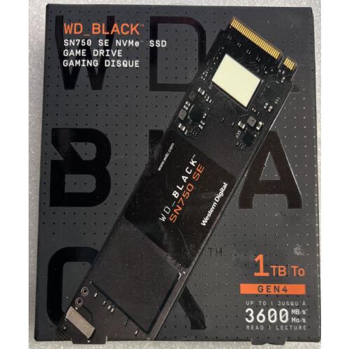 NEW Western Digital WD Black SN750 SE NVMe M.2 228...