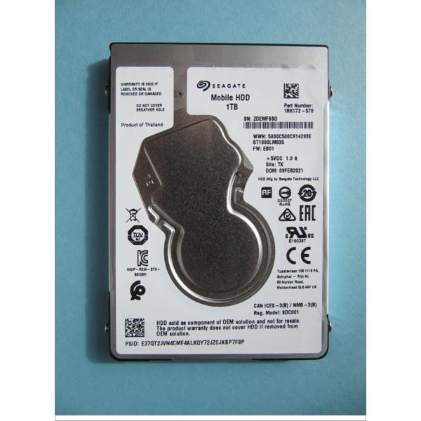 Seagate ST1000LM035 1RK172-570 EB01 ZDE 1TB 2.5 HD...