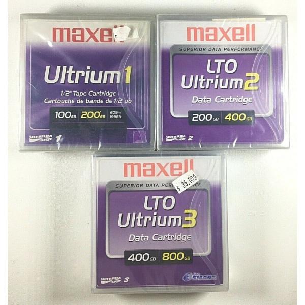 Maxell LTO ULTRIUM Storage Data Cartridge Tape Dri...